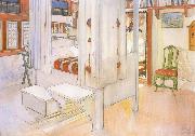 Carl Larsson My Bedroom Watercolor china oil painting artist
